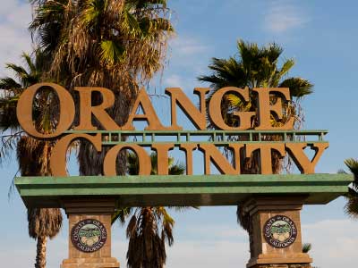Orange County sculpture with palm trees, Cozyappliance appliance repair services